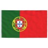 Bandeira de Portugal - tecido poliéster neutro (90x150cm)