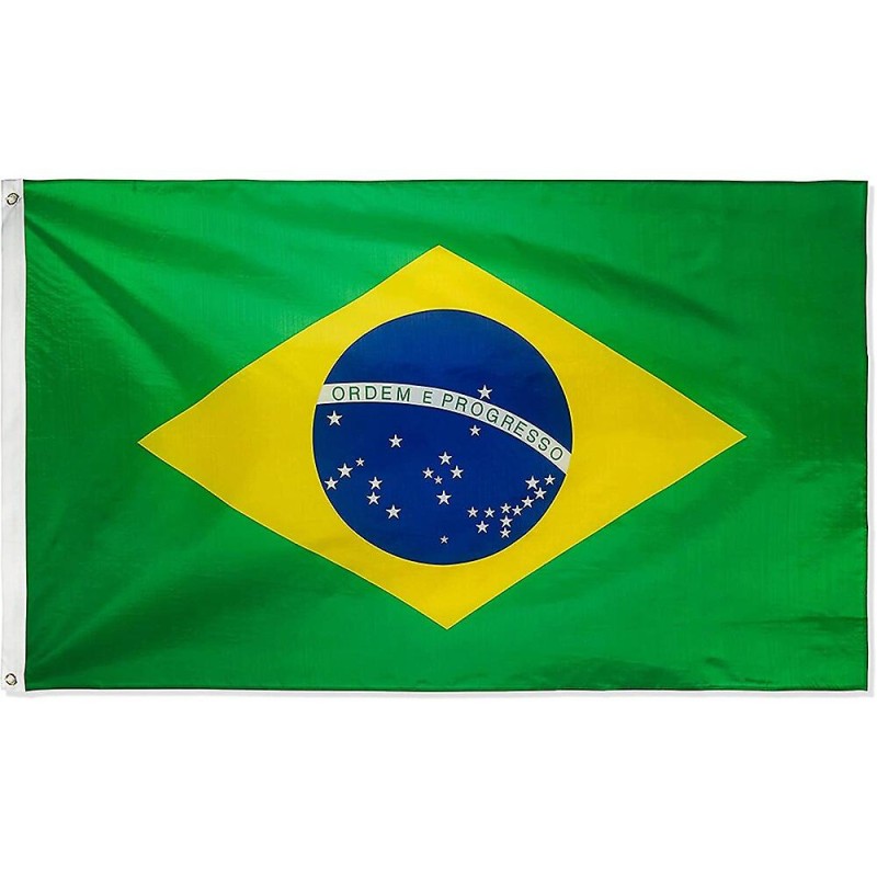 Bandeira do Brasil - tecido poliéster neutro (90x150cm)