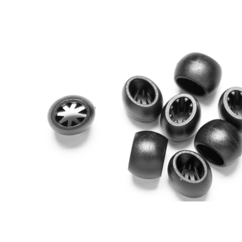 Fechos Deslizantes Plástico Preto para fixação em Pulseiras