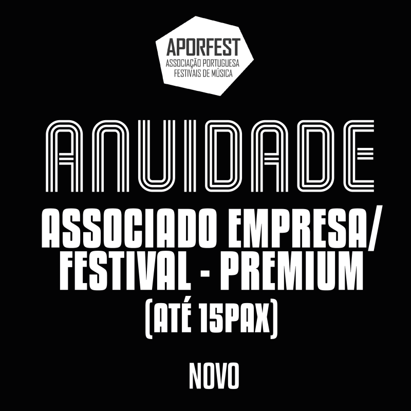 Anuidade - Associado Empresa/Festival - premium (até 15pax) [NOVO]